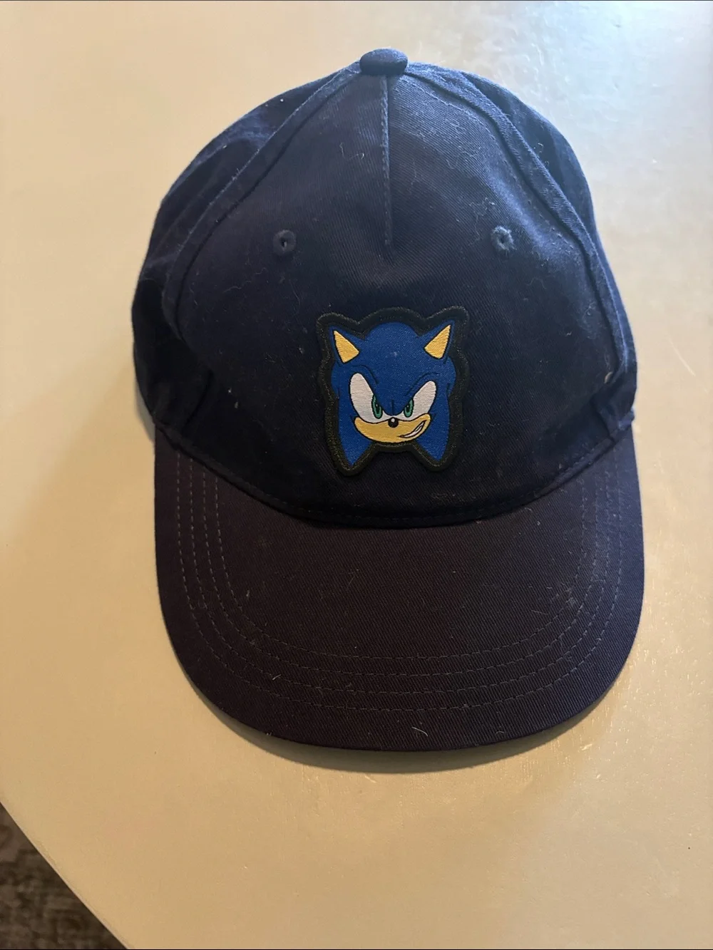 Navy Blue Sonic Patch Kids Baseball Cap